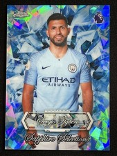 Sergio Aguero 2025-26 Topps Chrome Sapphire Premier League Selections SSP #SS-19