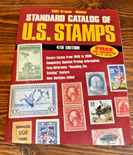 2001 Krause - Minkus Standard Catalog of U.S. Stamps 4th Edition Paperback Book