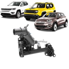 Termostato Valvola Termostatica Alfa Giulietta Fiat 500X Jeep Renegade 1.6 D - Miniatura 1