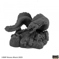 GIANT MORAY EEL Reaper Miniatures Bones Black REM44215 D&D