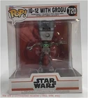Funko POP! Deluxe: Mandalorian IG-12 with Grogu Bobblehead Figures SEE DETAILS