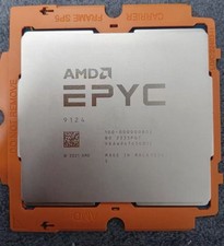 AMD EPYC 9124 Processor CPU 16-Core 3.0GHz 3.6GHz TDP-200W SP5 Dell locked