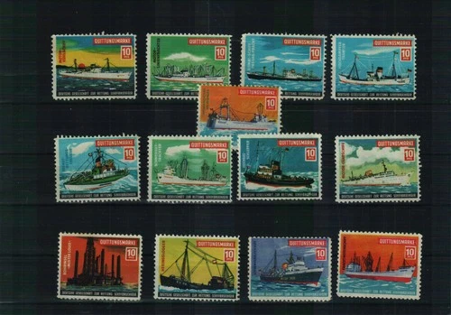 Deutsche Gesellschaft - Quittungsma - Briefmarkenlot - 1 Steckkarte - postfrisch