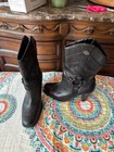 Harley-Davidson Women's Black Leather Heeled Boots
