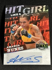 AMANDA NUNES AUTO 2025 LEAF METAL WOMEN OF SPORT 2/7 HIT LIKE A GIRL MMA 🔥🔥