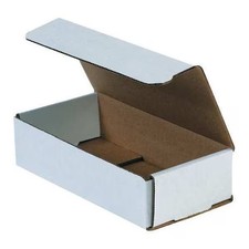 9 in x 4 in x 2 in Inside H, Literature Mailer, White, Corrugate, Single Wall