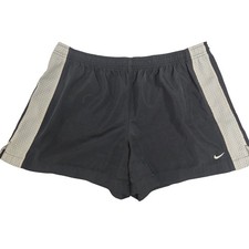 Nike Big Boys Black Mesh Athletic Shorts Size L 12-14 Dri Fit Training Gym