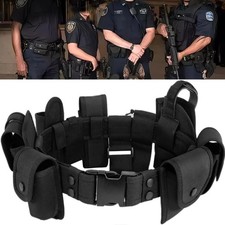 New Tactical Nylon police Security Guard Duty Belt Utility Kit System With Pouch