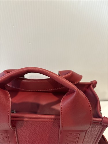 NWT STEVE MADDEN BWEBBER-E SATCHEL CROSSBODY BAG W AIR POD CASE Sundried Tomato - Picture 6 of 12