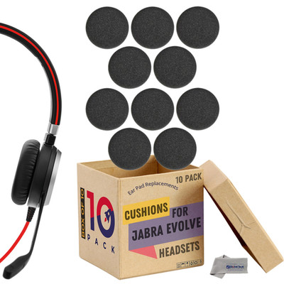 Global Teck Worldwide Foam Earpad Cushion For Jabra Headset Evolve 20 30 40 65