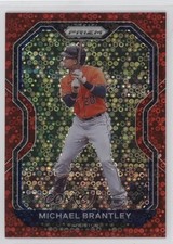 2021 Panini Prizm Tier III Red Donut Circle 85/99 Michael Brantley #243 1ly0