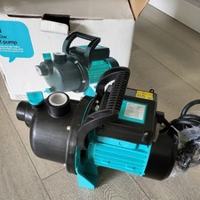 Pompa getto booster giardino portatile B&Q 800W 3600L/H irrigazione piscina serbatoio nuovo