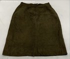 Alicia Herrera For North Beach Leather Women's Brown A-Line Skirt Size 6 — photo 1