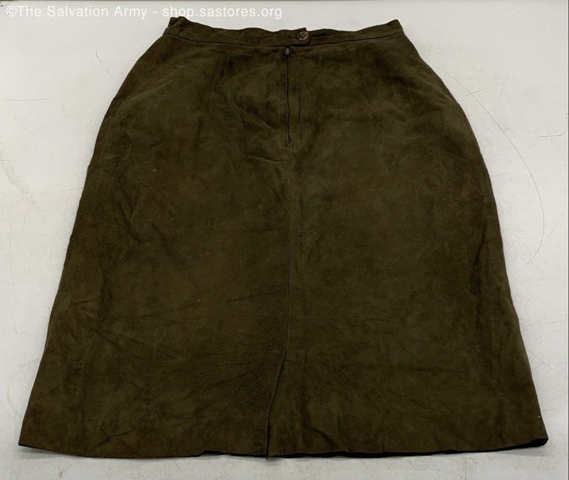 Alicia Herrera For North Beach Leather Women's Brown A-Line Skirt Size 6
