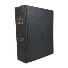 Holy Bible New Catholic Edition Douay Confraternity 1957 Hardcover Book