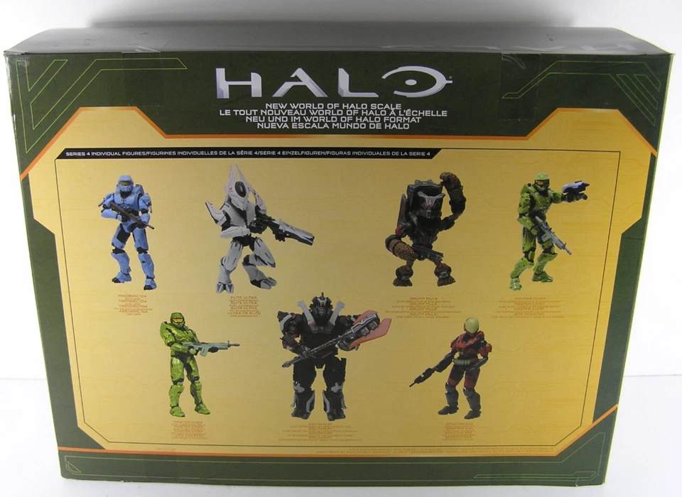 Juego de caja de figuras de acción World of Halo Banished Checkpoint escala 4,5" Jazwares Foto 2 de 2