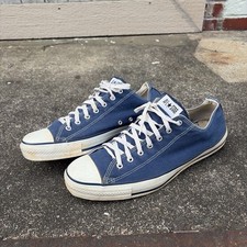 Camiseta baja azul Converse Chuck Taylor vintage hecha en EE. UU. para hombre talla 15