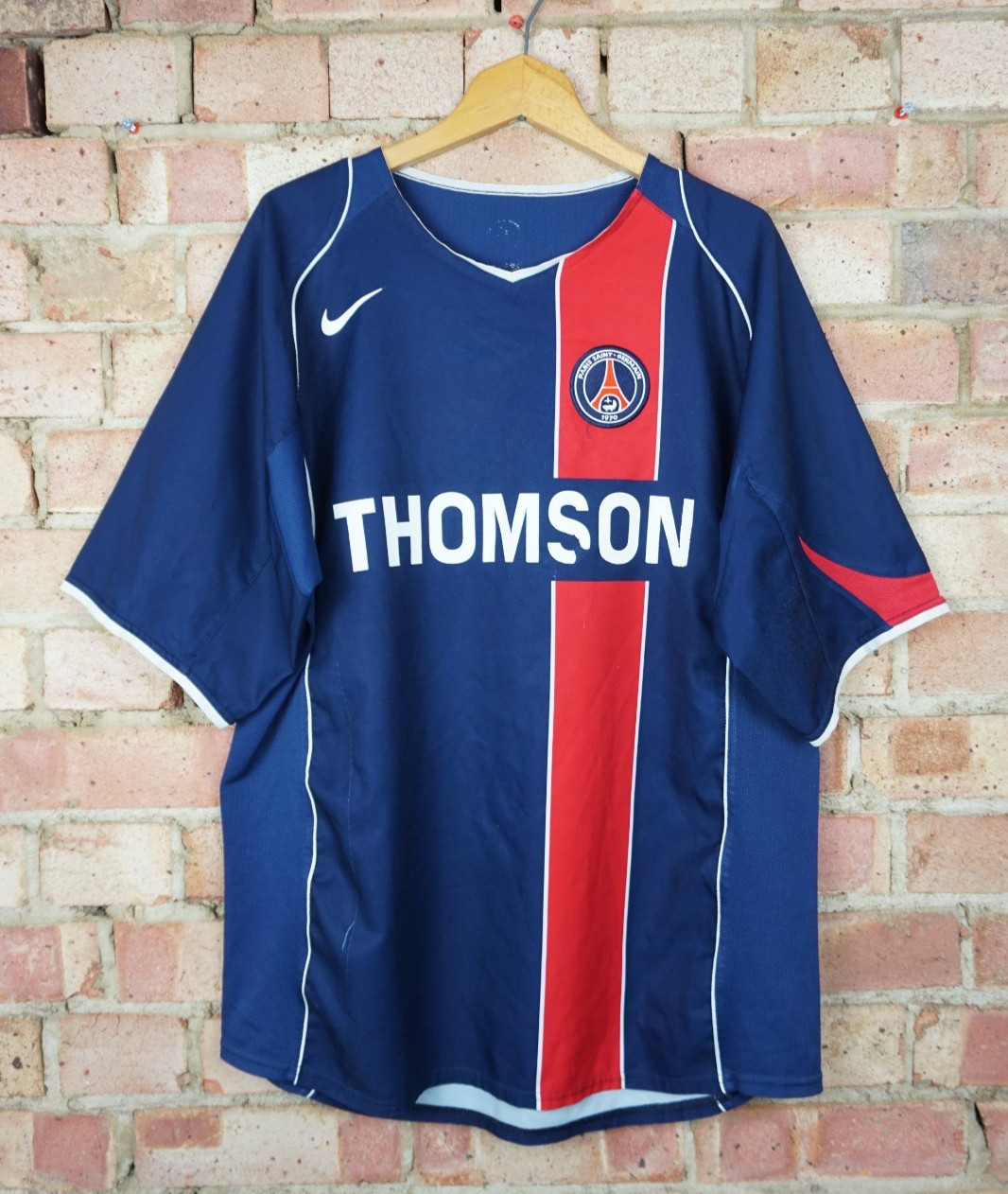 Vintage Total 90 Paris Saint Germain PSG 2004 2005 Home Soccer Shirt Jersey XL