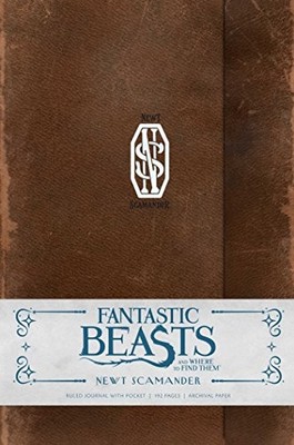 Fantastic Beasts and Where to Find Them: Newt Scamander Hardcover Ruled Journal,