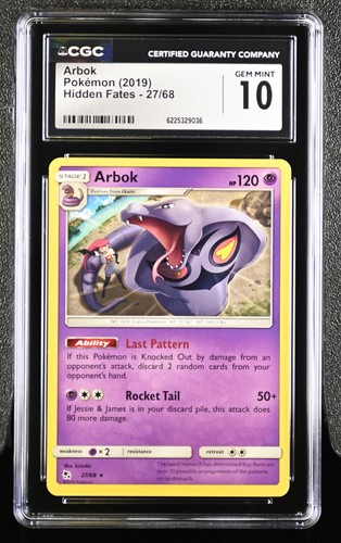 Arbok graded CGC 10 for sale on eBay