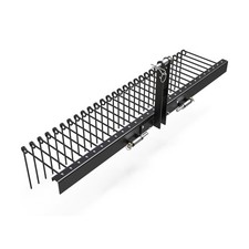 Yintatech 72in Steel Pine Straw Rake For 3 Point Hitch,landscape Tractor Rake...