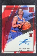 2022-23 Panini Impeccable Trevor Keels Rookie Autographs Asia Red RC Auto 1/8