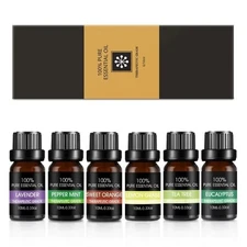 Set of Natural Essential Oils – 6 Therapeutic Scents