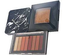 Unbranded Eyeshadow Palette Blush Bronzer Powder Compact 3 Piece Lot Face Makeup