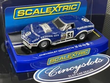SCALEXTRIC C3654 CHEVROLET CORVETTE STINGRAY L88 #51 1/32 Slot Car.