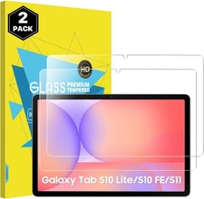 2 Pack Tempered Screen Protector for Samsung Galaxy Tab S11/S10 Lite/S9, 9H Hard