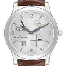 Jaeger Lecoultre Reserve De Marche Steel Mens Watch 146.8.17.S Q1608420 Papers