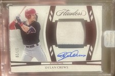 2024 Panini Flawless - Prospect Patch Autographs Dylan Crews #PPA-DC Ruby 17/20