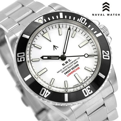 Lowercase Naval Watch Sweep Second Sec. Hands Diver Quartz Brand 