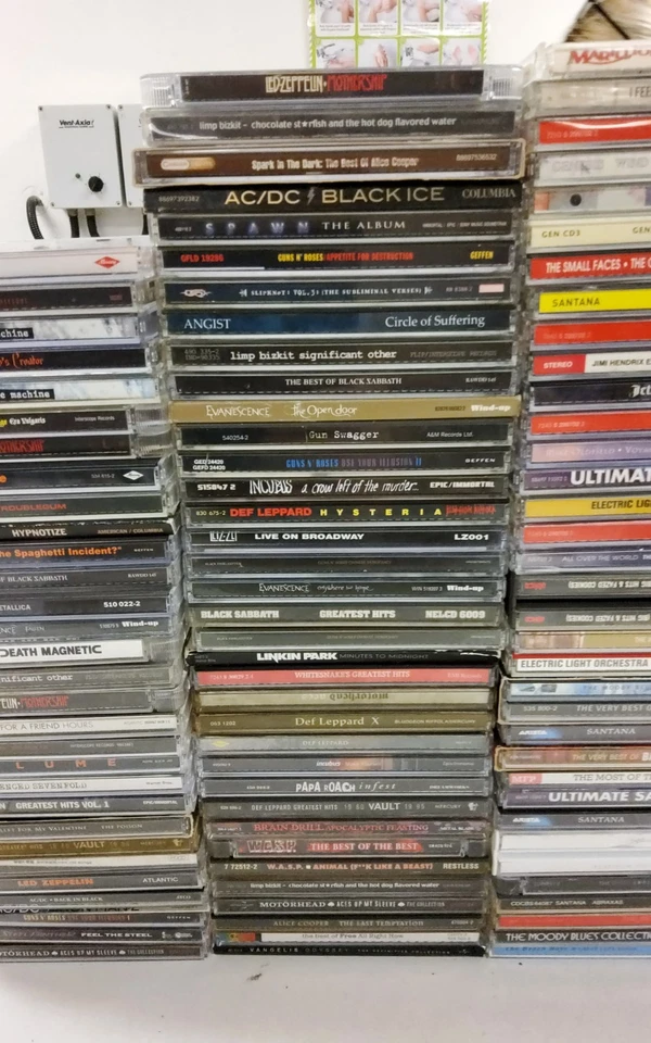 119 x Psychedelic Rock/Metal CD JobLot- TheBeatles ACDC PinkFloyd GunsNRoses 7 - Image 3 of 4