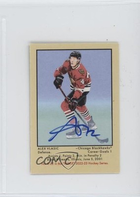 2022 Parkhurst Champions 51 Retros Rookies Alex Vlasic #R-62 Rookie Auto RC 11pm