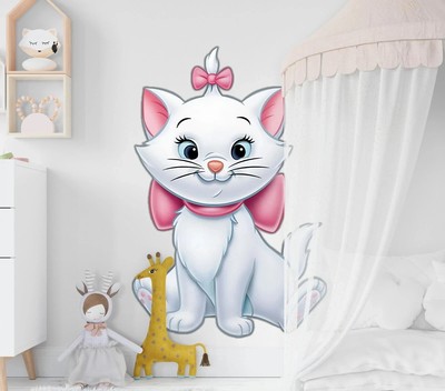 Aristocats Disney Cats Decal Wall Sticker Home Decor Art Nuresry Kids Room Marie