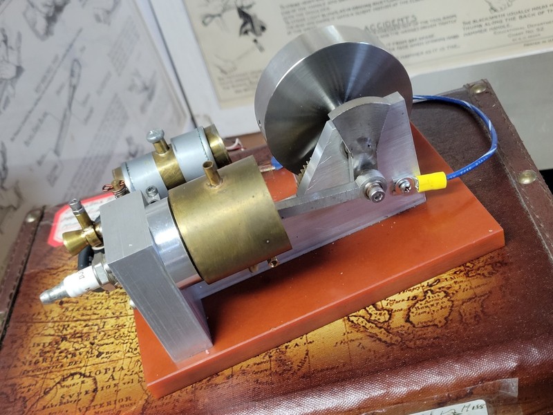 Vintage Hit And Miss Model Enginge, Working , Gasoline, Machinist Made