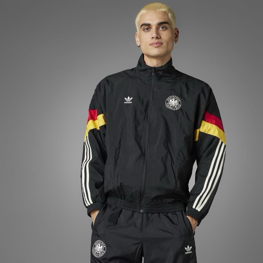 アディダス ドイツ代表トラックジャケット　XL Adidas Originals Germany Track Top Jacket Black Men's Size