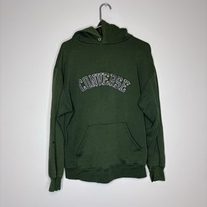 Vintage Converse Gradient Faded Skate Surf WIP Thrashed Hoodie Sweatshirt Medium