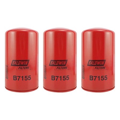Engine Oil Filter Baldwin B7155 (Pack of 3)