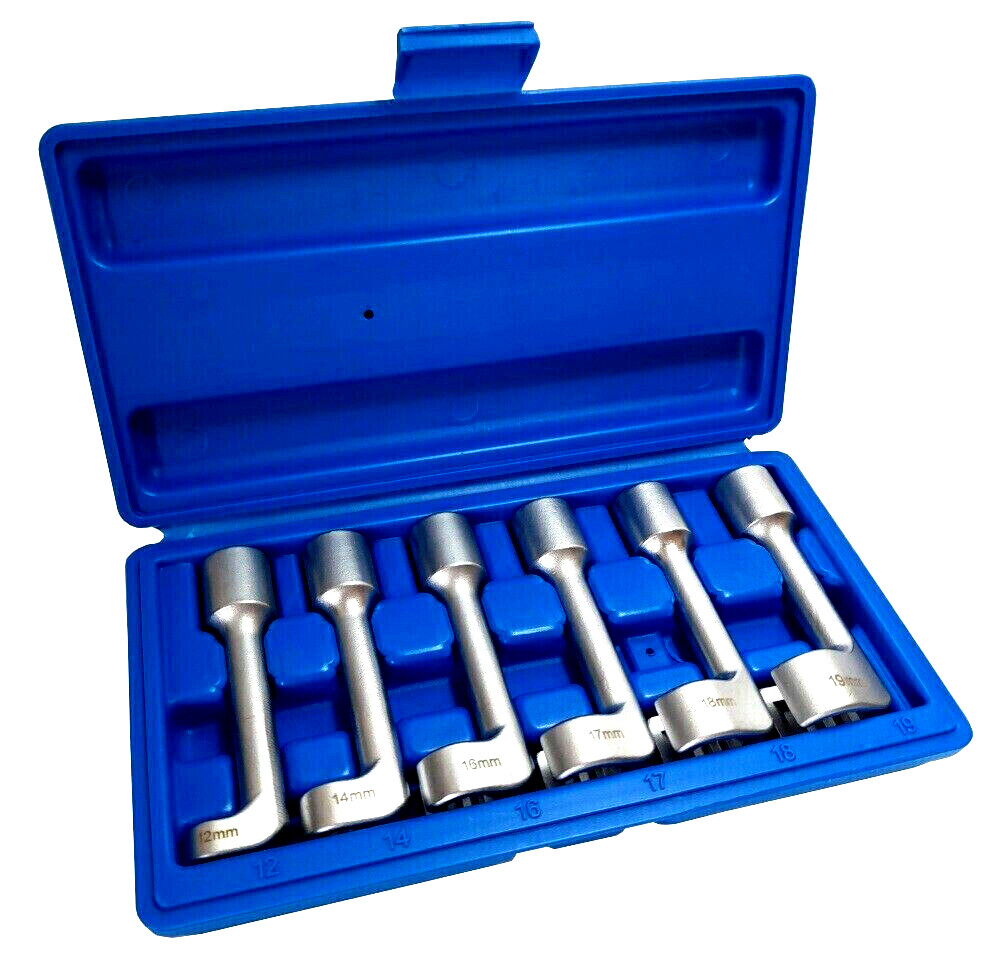 Set Chiavi Professionali Iniettori Diesel 12-19mm - Acciaio Vero per Meccanici