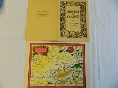 Pub Pharma Vintage VIEUX PAYS DE FRANCE 67 LA CHASTELLENIE DE DOUAI Lab MARINIER