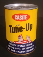 NEW SEALED FULL CAN 1978 Casite Engine Tune-Up Metal Can