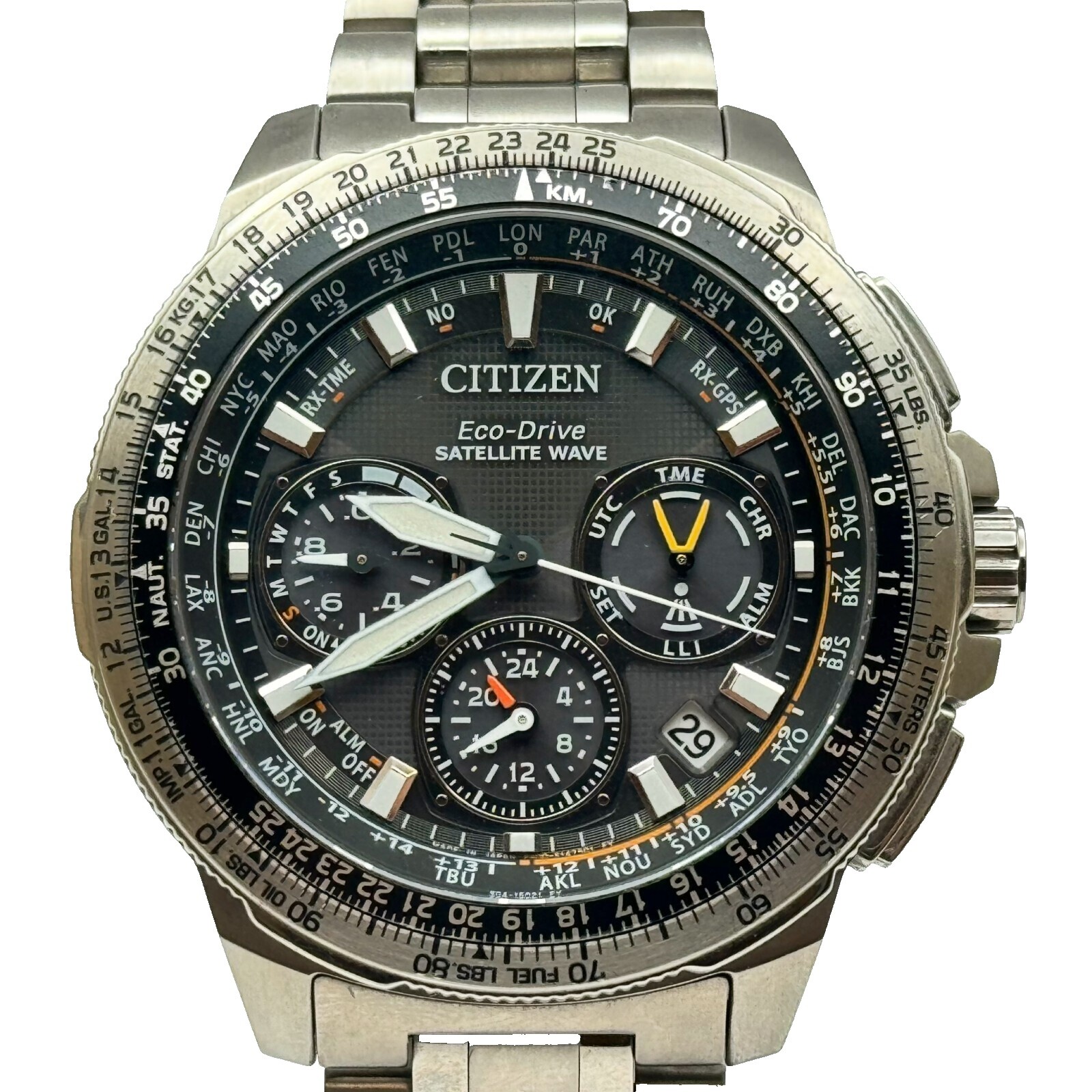 30051 ☆ CITIZEN シチズン Eco-Drive エコドライブ E820-S074878 
