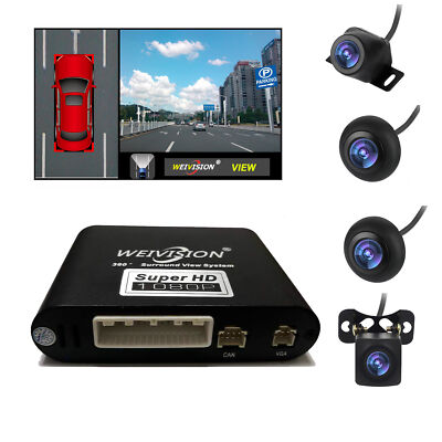 Super HD 1080P 360 degree Bird View Panorama System Car DVR Record for all  car UK