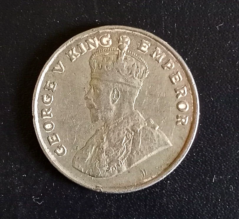 British India 8 Annas 1919 B (Bombay Mint) - Rare and High Grade ! - Image 3 of 4