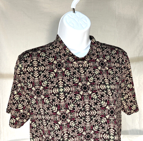 T-shirt femme BCBGeneration taille M col faux une ligne robe multicolore à fleurs - Photo 2/12