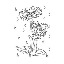  208 Darice Embossing Folder Essentials " FAIRY GARDEN  "  30008396