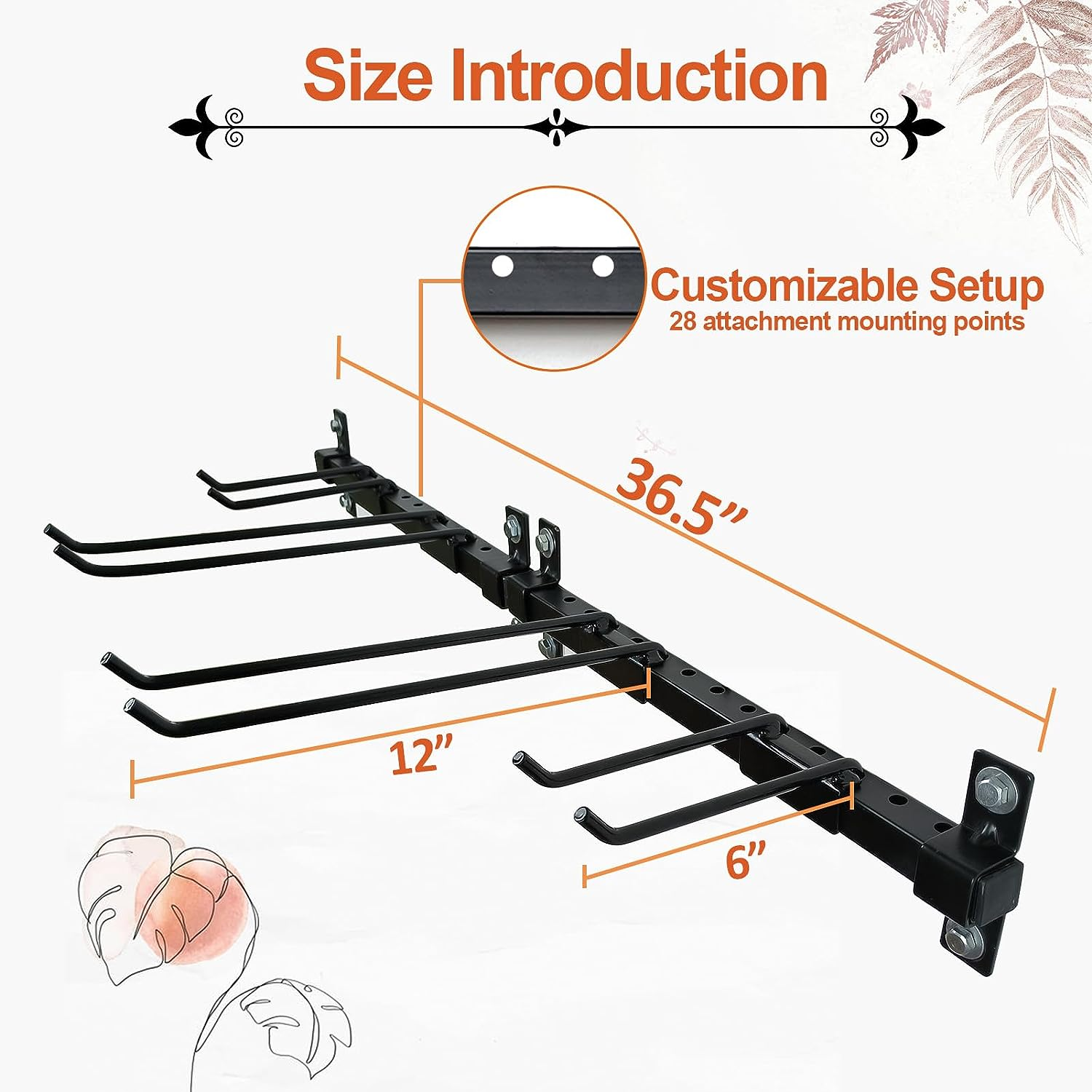 Garden Tool Storage Rack Wall Mount, Shovel and Rake Hangers Yard Tool Rack, eBay