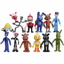 12Pcs Five Nights at Freddy's FNAF Action Figures Doll Games Toy Set XMAS Gift